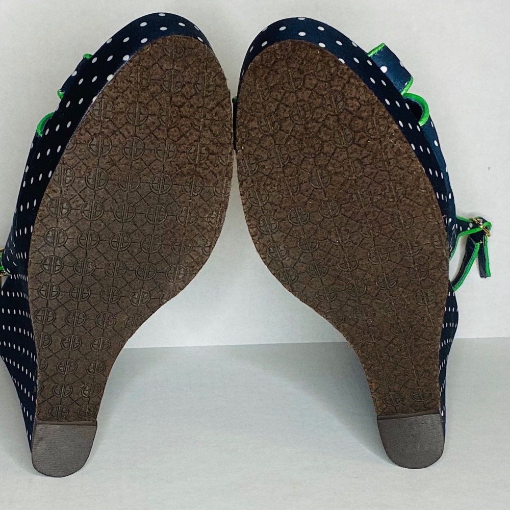 Lilly Pulitzer Picture Perfect Espadrille blue dot - Picture 11 of 14